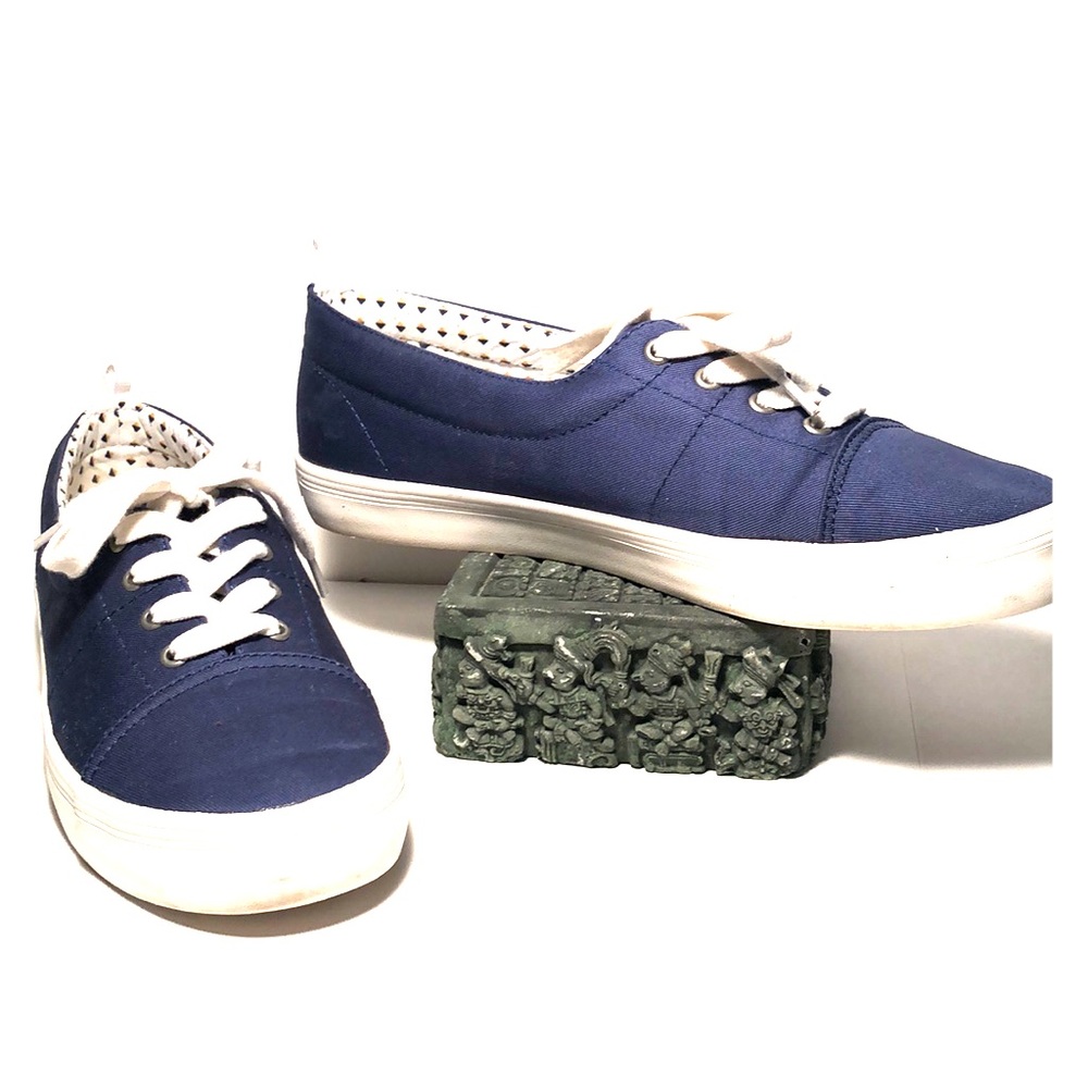 Land’s End Blue Canvas Sneakers